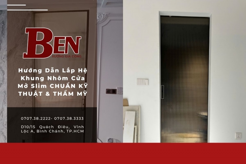 huong dan lap he khung nhom cua mo slim chuan ky thuat   tham my